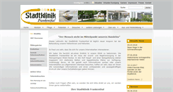 Desktop Screenshot of krankenhaus-frankenthal.de