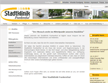 Tablet Screenshot of krankenhaus-frankenthal.de